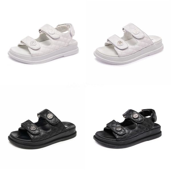 

2020 summer comfortable sandals soft leather flat beach sandals anti-skid maternity shoes and slippers#955, Black