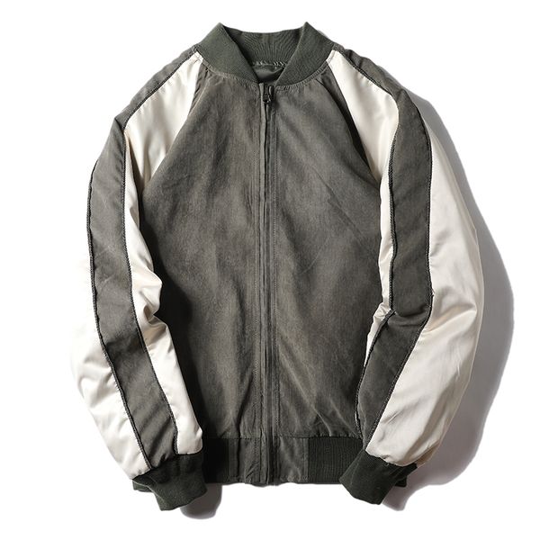 

20s / безумие роскошные мужские куртки модные wild платформы air jacket высокого качества бренда горячего сбывания модный бутик обувь куртка, White;black