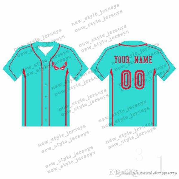 

2020 new 154man custom baseball jerseys breathable 2019 men youth quick dry blue white stitched m-xxxl green baseball jerseys, Blue;black