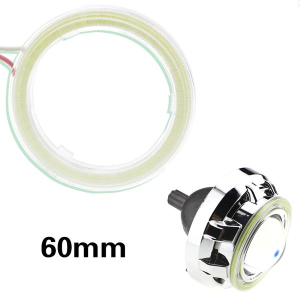 

60mm multicolor angel eyes headlight lamps car angel eye lamp ring universal light bar truck light boat car led aperture