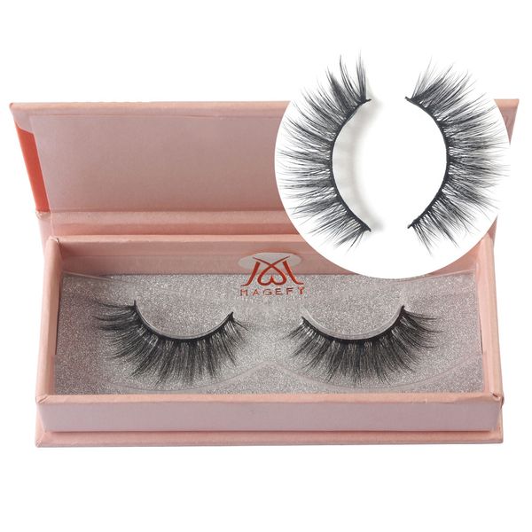 

1pair luxury 3d false lashes fluffy strip eyelashes long natural party magnetic eyelashes natural hair faux mink lashes #05