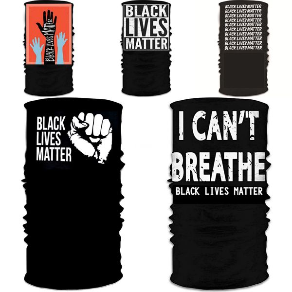 

i cant breatheoutdoor sports seamless face mask bandana multifunctional headwear headband neckwarmer magic scarf neck gaiter printed ba #301, Black