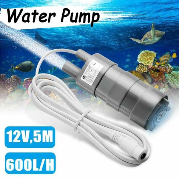 

12v solar brushless magnetic submersible water pump 600l/h for fish aquarium ubmersible water pump 2020 new arrival