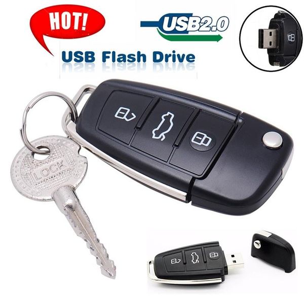 

wholesale usb 2.0 luxury car key usb flash drive pendrive 8gb 16gb 32gb 64gb 128gb memory stick pen drive u disk for popular gift