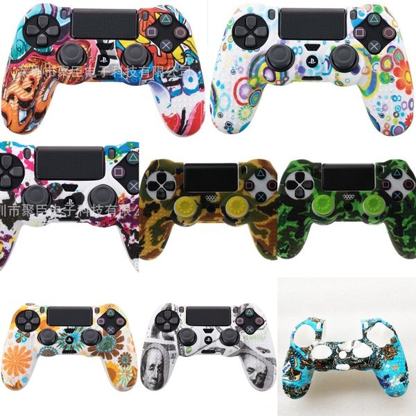 

ke7pi chrome paint skin housing shell case controller for sony cover 4 ps4 playstation