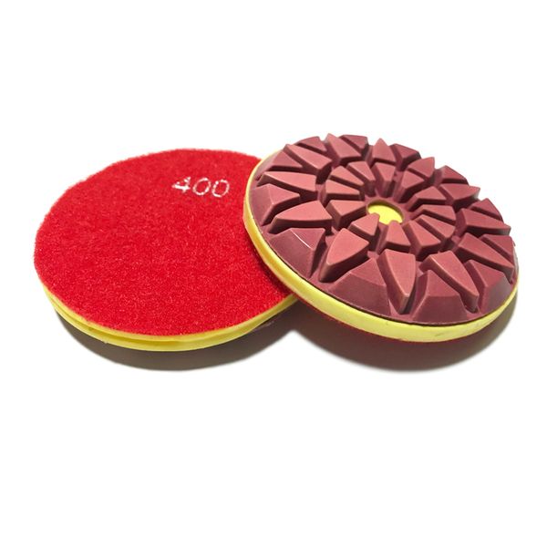

sunflower rose-type 4 inch 100mm concrete polishing pad wet/dry floor disc