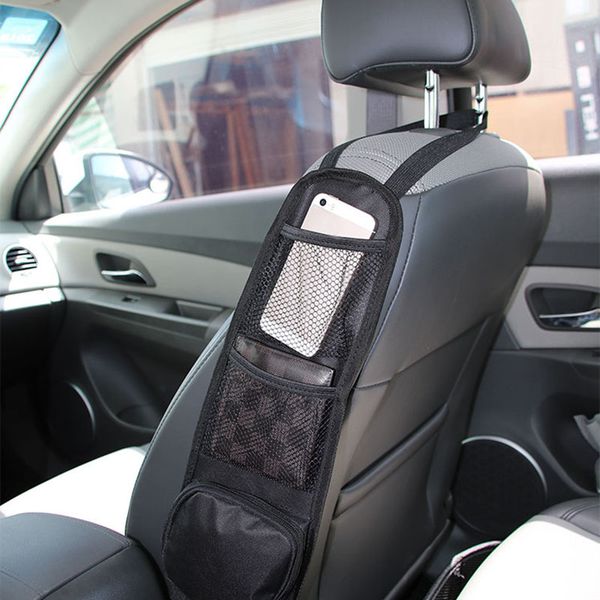 

car seat storage bag 600d oxford cloth mesh bags for car front seats side m8617