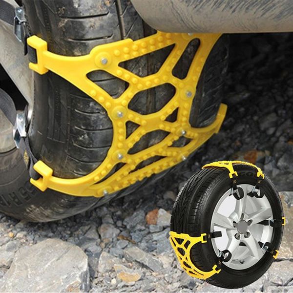 

car vehicle truck off-road suv safe snow tire wheel chain anti-skid mesh belt