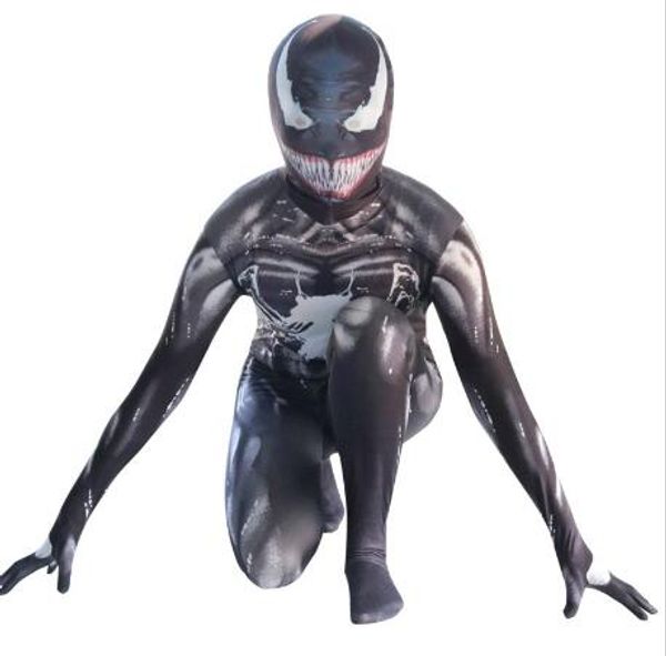 

горячий конструктор косплей мужские комбинезон для хэллоуина venom ролевых костюмов fancy halloween uniform movie character venom мужскую од, Black;red