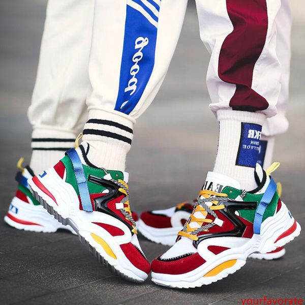 

men running shoes red orange green mesh fashion men trainer breathable beige outdoor sport sneaker size 40-44