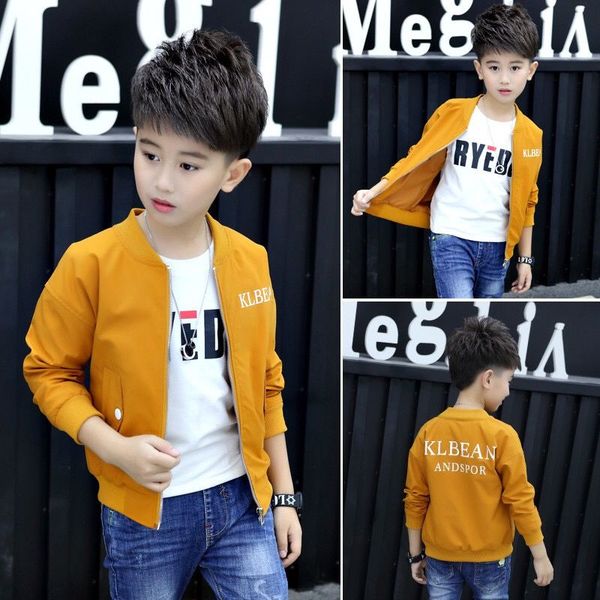

children's clothing boys wear spring clothes children's jackets big children korean spring and autumn boys 3-11 years old jacket, Blue;gray