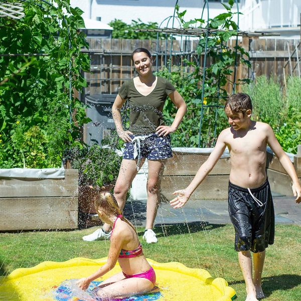 

new pvc large water jet toy water jet pad children summer outdoor swimming games pad pool beach swimming pool toy t2i5201