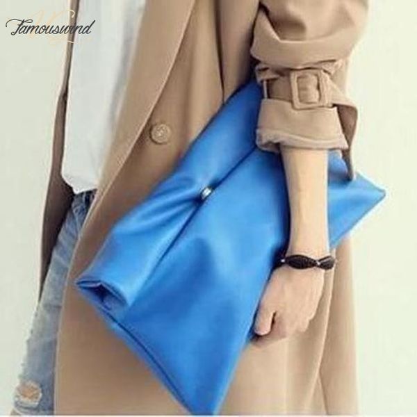 

kpop style candy color womens clutches fashion women envelope bags pu leather clutch evening bag female wallet black