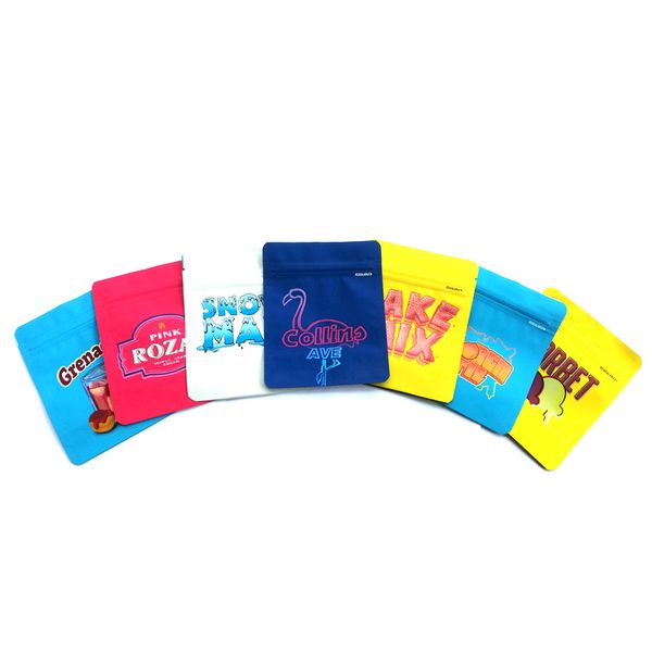 

COLLINA AVE Bag Pink Rozay Печенье MINNTZ COOKIES California SF 3.5g Майларовые Сумки касания кожи белый runtz