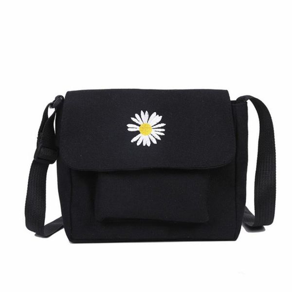 

casual bags shoulder messenger bag women practical fashion portable small daisy canvas shoulder bags