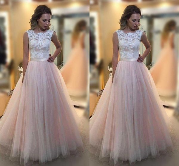 

light pink a-line evening dresses prom dress long 2019 cap sleeve sheer ribbon ruched dresses evening gowns party dress special occasion, Black