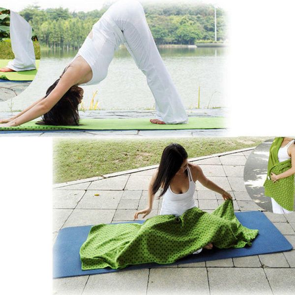 

muqgew yoga mat sport fitness mat travel exercise cover towel blanket non-slip light soft foldble pilates kuznetsov applicator