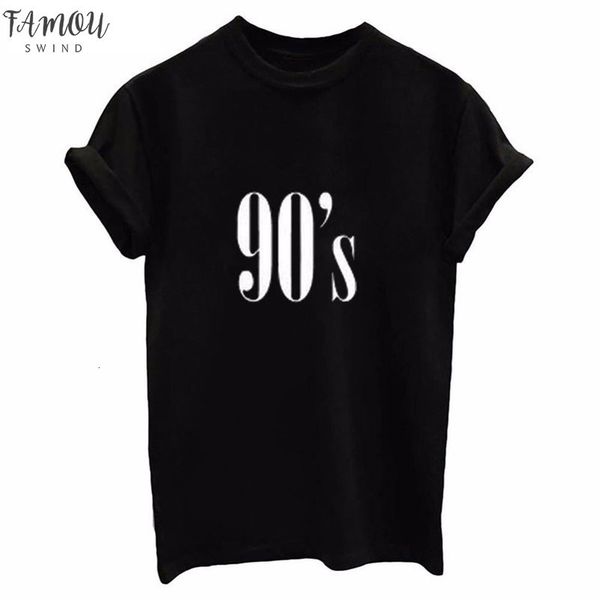 

fashion 90 printing t shirt women harajuku kawaii casual plus size streetwear femal t shirts for woman tee camisas, White