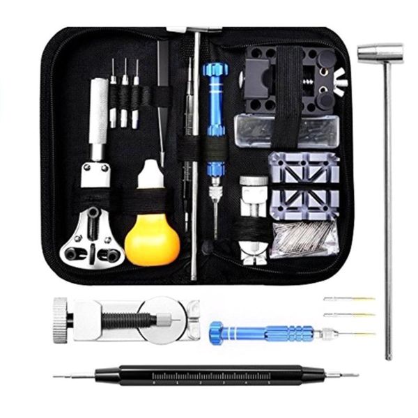 

148pcs professional watch tools watch opener link pin remover pry screwdriver repair tools kit clock set