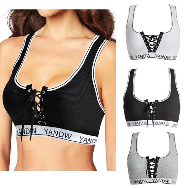 

ybcg recerback women bra push up wire cotton underwear for women comfortable soft bra deep v, Red;black