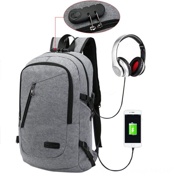 

loozykit backpack men school student lopbackbags for ipad gift usb backpack travel daypacks skiing wear athletic & outdoor apparel mochi