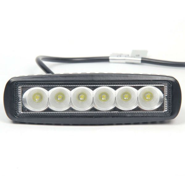 

led work light 7 inch 18w lamp truck offroad vehicle rooflight 6000k 9-32v
