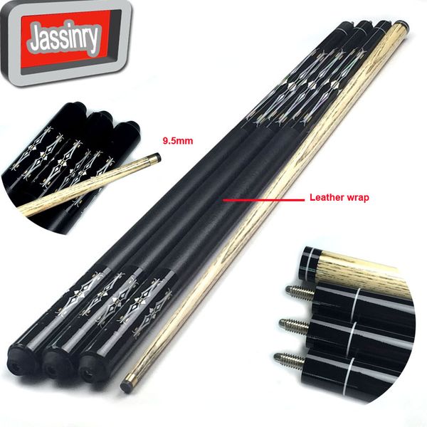 

sc002 snooker ball arm cues 9.5mm rubber wood pool cues in 1/2 split joint leather wrap billiards accessories