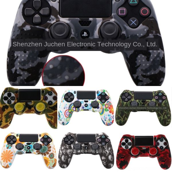 

wpmdf геймпад силикона сцепление кожи комплект чехол протектор + 2 крышки чехол для ps4 контроллер