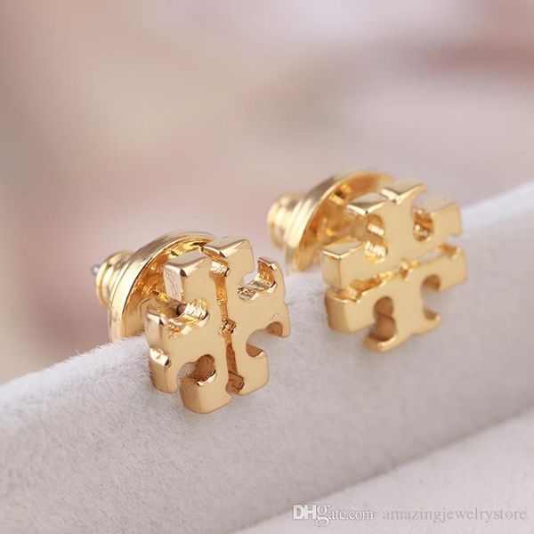 

new arrival hollow round geometry stud earring in 1.0cm women wedding gift jewelery gift ps6635a, Golden;silver