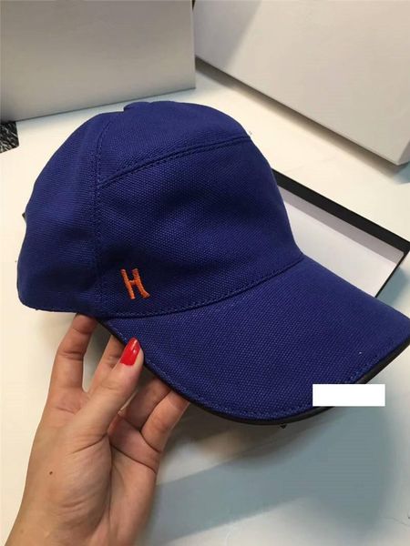

luxury h brand baseball caps brand design autumn outdoor hip hop hats fashions men women caps christmas gift with box, Blue;gray