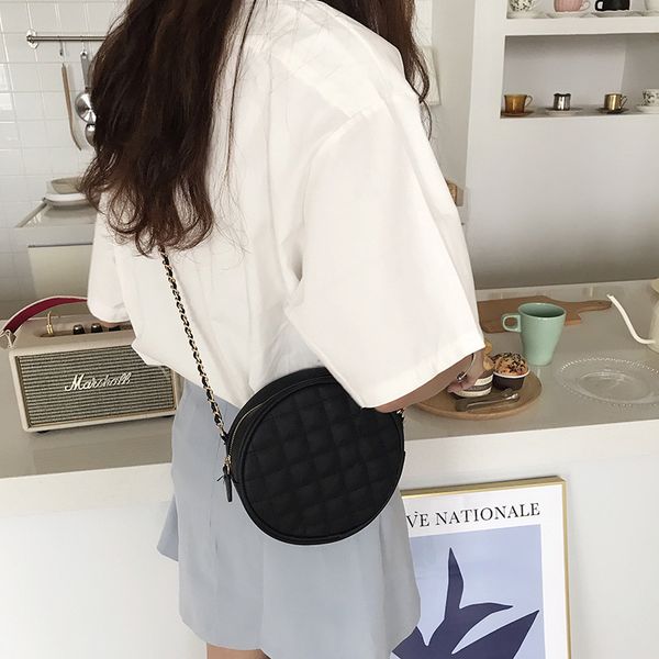 

маленькая ароматная летняя цепочка маленькая круглая сумка круглая сумка ins mini wild shoulder messenger