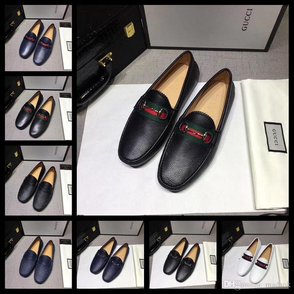 

21ss korean new crocodiles skin loafer shoes men genuine leather slip-on moccasins handmade man casual shoes drive walk luxury leisure yetc6, Black