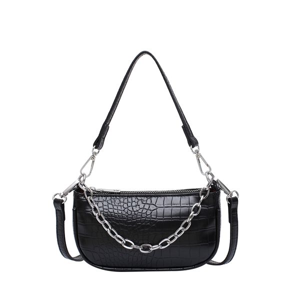 

fashion summer crocodile skin simple chain women's shoulder bag tote messenger bag bags for women 2020 sac a main