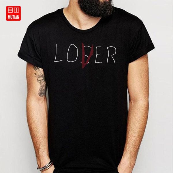 

men's t-shirts losers club it lover t shirt, White;black