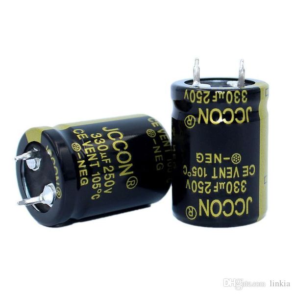 

jccon thick-foot electrolytic capacitor 250v330uf volume 22x30 inverter power