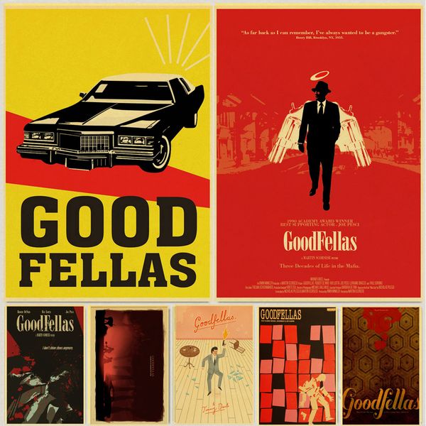 

vintage movie goodfellas retro posters kraft wall paper painting for home decor wall stickers
