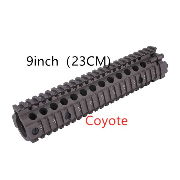 

actical m4 mk18 9 inch fishbone slim float handguard picatinny rail mount bracket gel toy guns