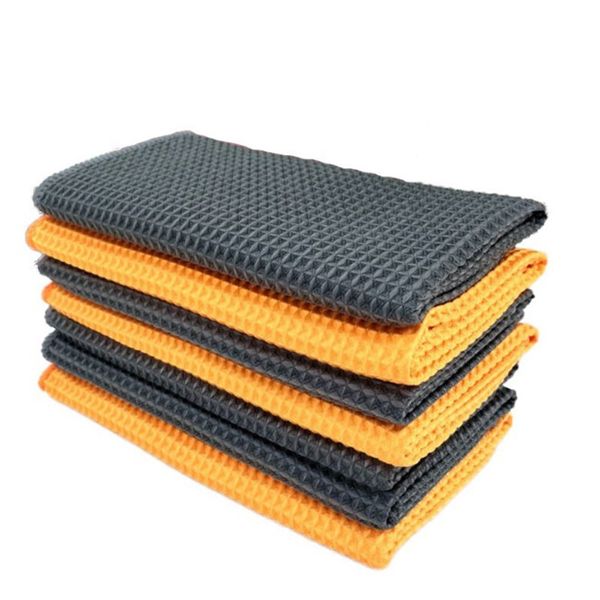 

1pc car care polishing wash towels plush microfiber washing drying detailing towel traceless cloth kitchen cleaner 40x40cm