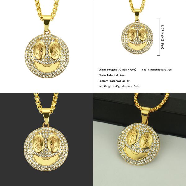 

хип-хоп алмазный кулон ожерелье кулон swarovski элементы мужские алмазные цепи кулон крылья подарок четки ожерелья, Silver