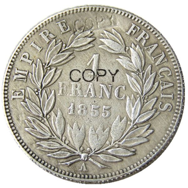 

france 1 franc 1853a-1863a 6 years optional silver plated copy coins other home decor
