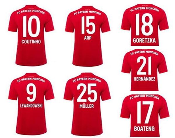 

Customized 19-20 10 COUTINHO 11 CUISANCE 10 ROBBEN 17 boateng 25 MüLLER 13 Rafinha 32 Kimm Thai Quality Soccer Jerseys Shirts,Custom wears