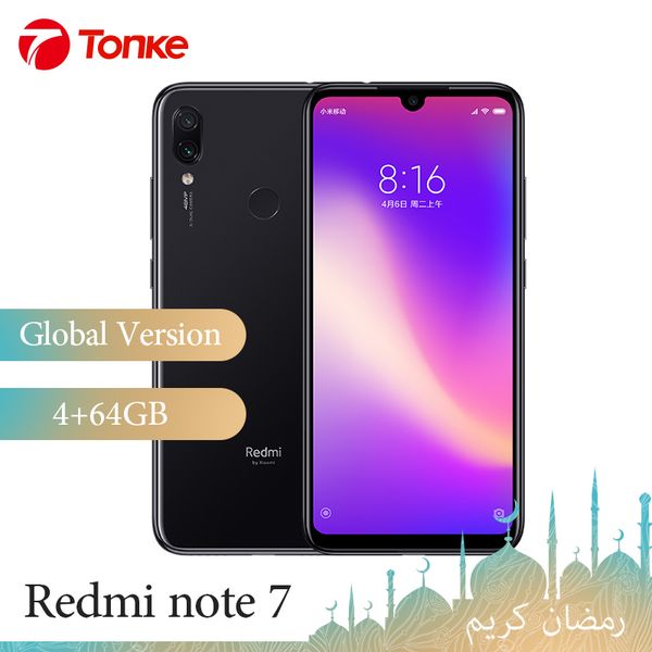 

Global ver ion xiaomi cellphone redmi note 7 4gb ram 64gb rom napdragon 660 octa core 6 3 quot 19 5 9 full creen 48mp dual camera