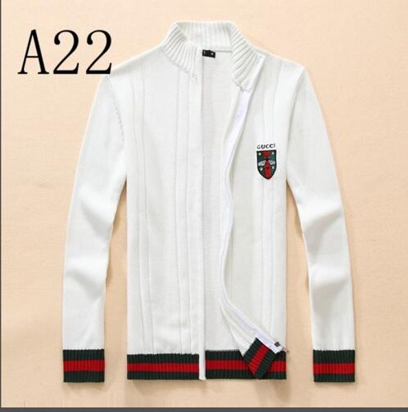 

striped autumn and winter designers men's high collar sweater black pullover men's cotton sweater men's seater--4, White;black