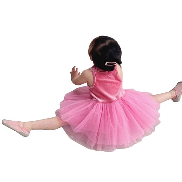 

velvet tulle tutu ball gown age for 2-8 yrs baby ballet dress red green vintage noble christmas dress summer little girls frocks, Red;yellow