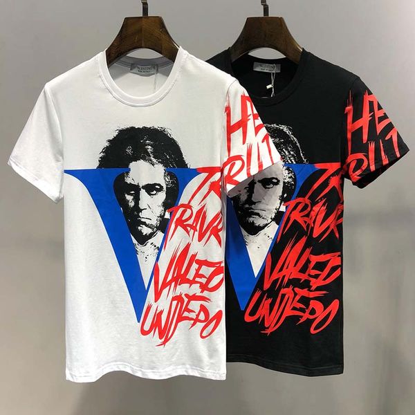 

2019/2020spring summer fashion polo mens designer brand t-shirt embroidered tiger wolf short-sleeved t-shirt men's youth t-shirt 7694, Black;brown