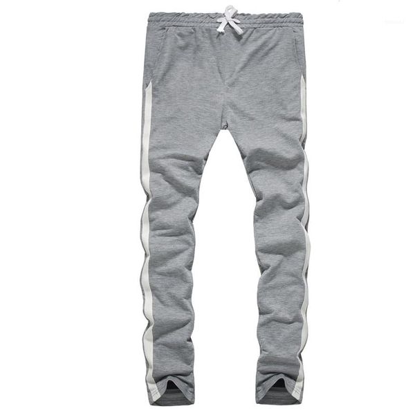 

casual striped decorative sports male trouser mens print designer slim pencil pants mens clothing 2020 mens, Blue