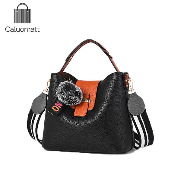 

caluomawomen pu leather bucket роскошные сумки конструктора 2020 марка путешествия плеча crossbody дамы досуг сумка
