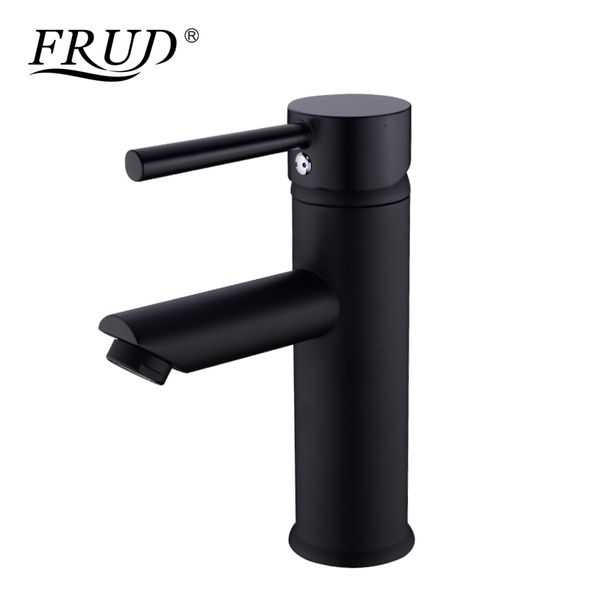 2019 Frud New Arrival Brass Bathroom Faucet Hot Cold Water Tap