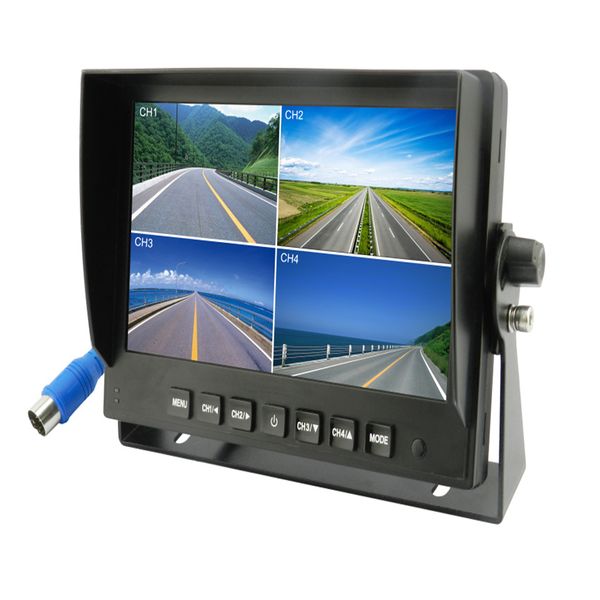 

ahd 7 inch video recording car monitor 1080p ir 256gb sd card supported 4 channel dvr monitor car dvr