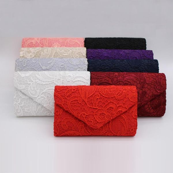 

shoulder bag new elegant floral lace envelope clutch evening prom handbag purse shoulder bag women ap3